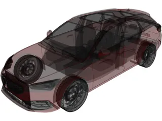 Seat Leon Sportstourer (2022) 3D Model