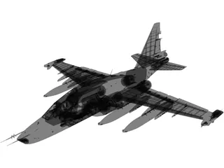 Sukhoi Su-25 Frogfoot 3D Model