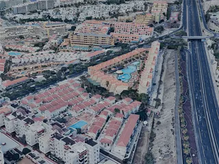 Adeje City, Spain (2023) 3D Model