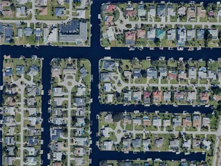 Cape Coral City, FL, USA (2023) 3D Model