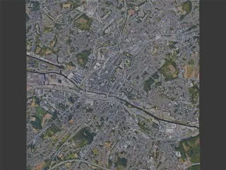 Charleroi City, Belgium (2022) 3D Model