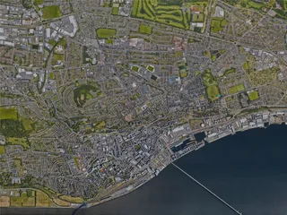 Dundee City, Scotland, UK (2022) 3D Model