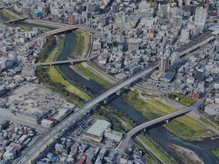 Fukui City, Japan (2023) 3D Model