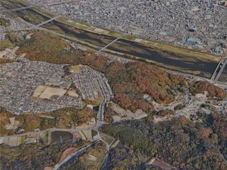 Fukuyama City, Japan (2023) 3D Model