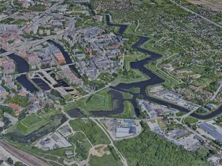 Gdansk City, Poland (2022) 3D Model