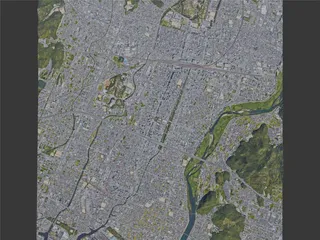 Himeji City, Japan (2022) 3D Model