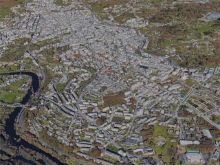 Lugo City, Spain (2023) 3D Model