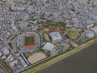 Niigata City, Japan (2023) 3D Model