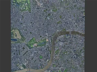 London City, UK (2024) 3D Model