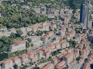 Monaco City, Monaco (2024) 3D Model