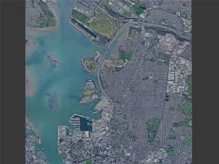 Portsmouth City, UK (2024) 3D Model