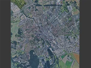 Uppsala City, Sweden (2023) 3D Model