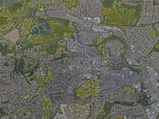 Colchester City, UK (2022) 3D Model