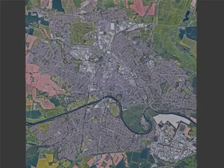 Hereford City, UK (2023) 3D Model