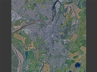 Lancaster City, UK (2023) 3D Model