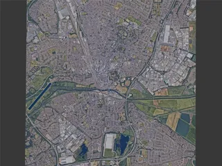 Peterborough City, UK (2023) 3D Model