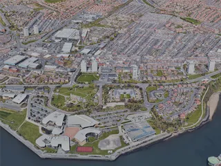 Sunderland City, UK (2022) 3D Model