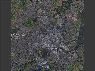 Wakefield City, UK (2023) 3D Model