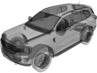 Ford Everest Sport (2023) 3D Model