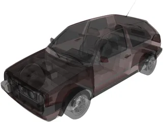 Volkswagen Golf (1992) 3D Model