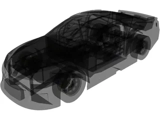 Nascar Chevy SS 3D Model