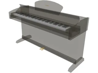 modelo 3d Piano Digital Yamaha P45 - TurboSquid 2007298