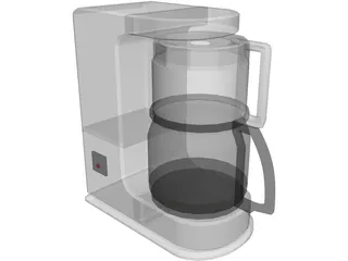Basic Stylized Coffee Maker - 3D Model by Art_Teeves