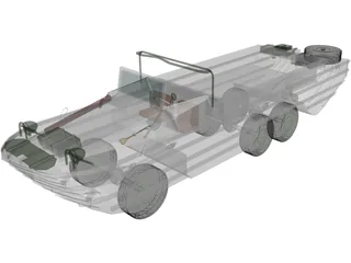 DUKW 3D Model