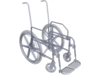 Wheelchair Chassis 3D Model