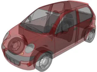 Daewoo Matiz 3D Model