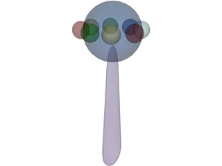 Baby Rattle 3D Model