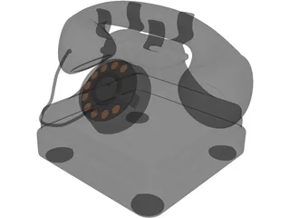 Phone Antique 3D Model