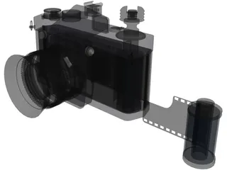 Photo Camera 3D Model