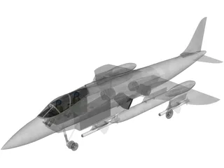 Hawker Siddeley P.1154 Royal Navy 3D Model