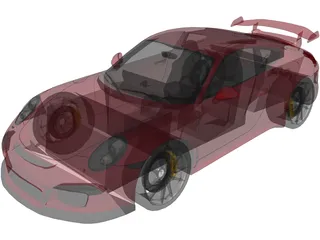 Porsche 911 GT3 3D Model