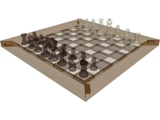 Chess Game 3D Model