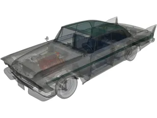 Plymouth Belvedere (1957) 3D Model